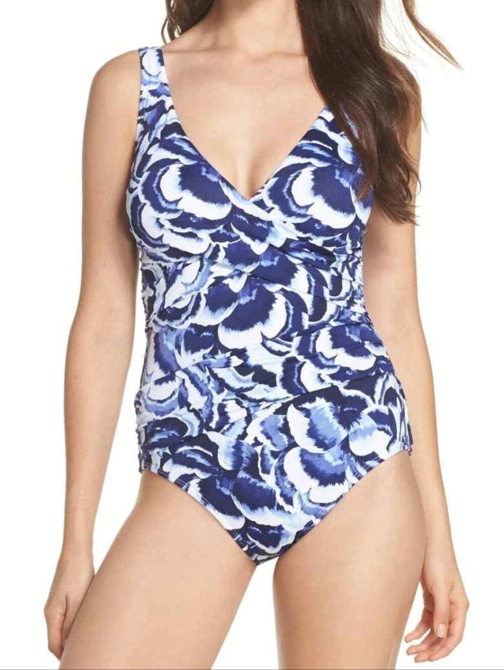 Tommy Bahama Blue Pansy Petals Swimsuit